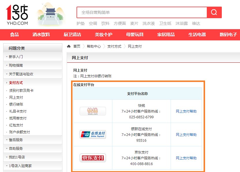 淘宝的支付宝为什么在1号店不能用
