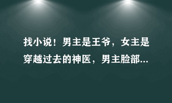 找小说！男主是王爷，女主是穿越过去的神医，男主脸部溃烂，女主治好后，男主的好友又出现同样的症状