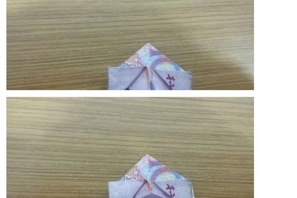 如何用钱折玫瑰花