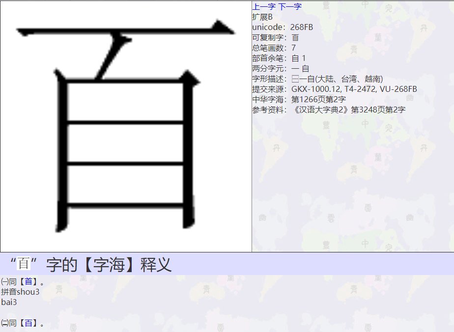 百加一笔是什么字？
