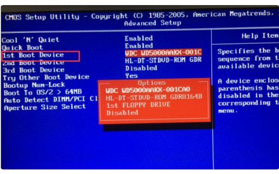 如何让电脑从光驱启动?