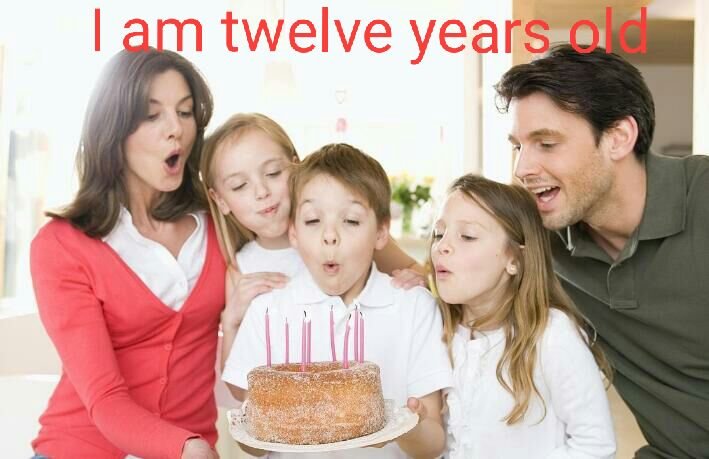 我今年十二岁用英文怎么说