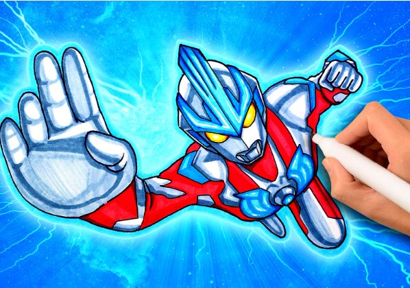 如何制作奥特曼卡片