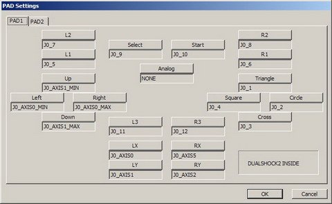 ps2模拟器玩战神2，怎样设置键盘按键？