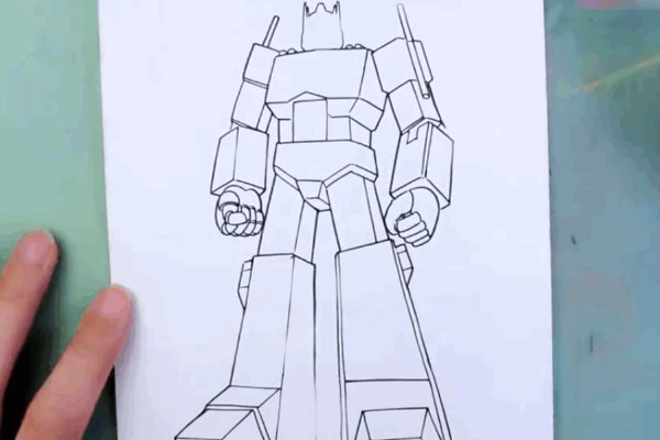 擎天柱怎么画帅气