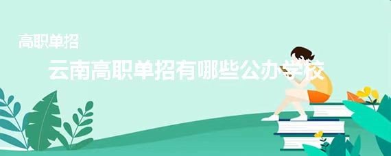 云南省单招学校有哪些