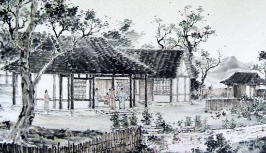 青山郭外斜斜的读音