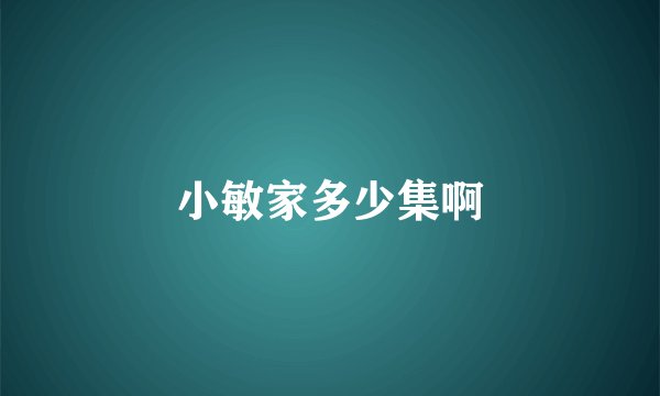 小敏家多少集啊