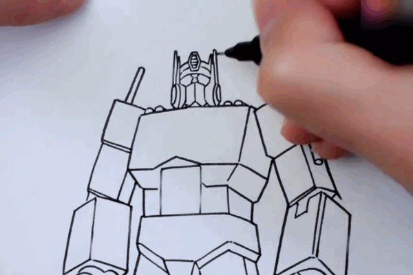 擎天柱怎么画帅气