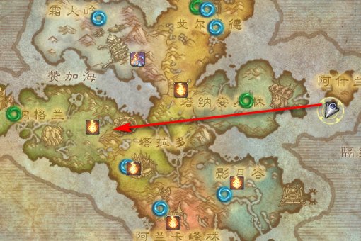 WOW纳格兰的先祖之地在哪..