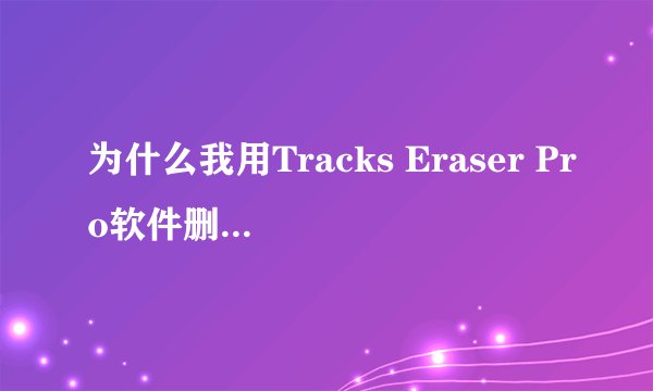 为什么我用Tracks Eraser Pro软件删除了index.dat文件，怎么还有看到呀?