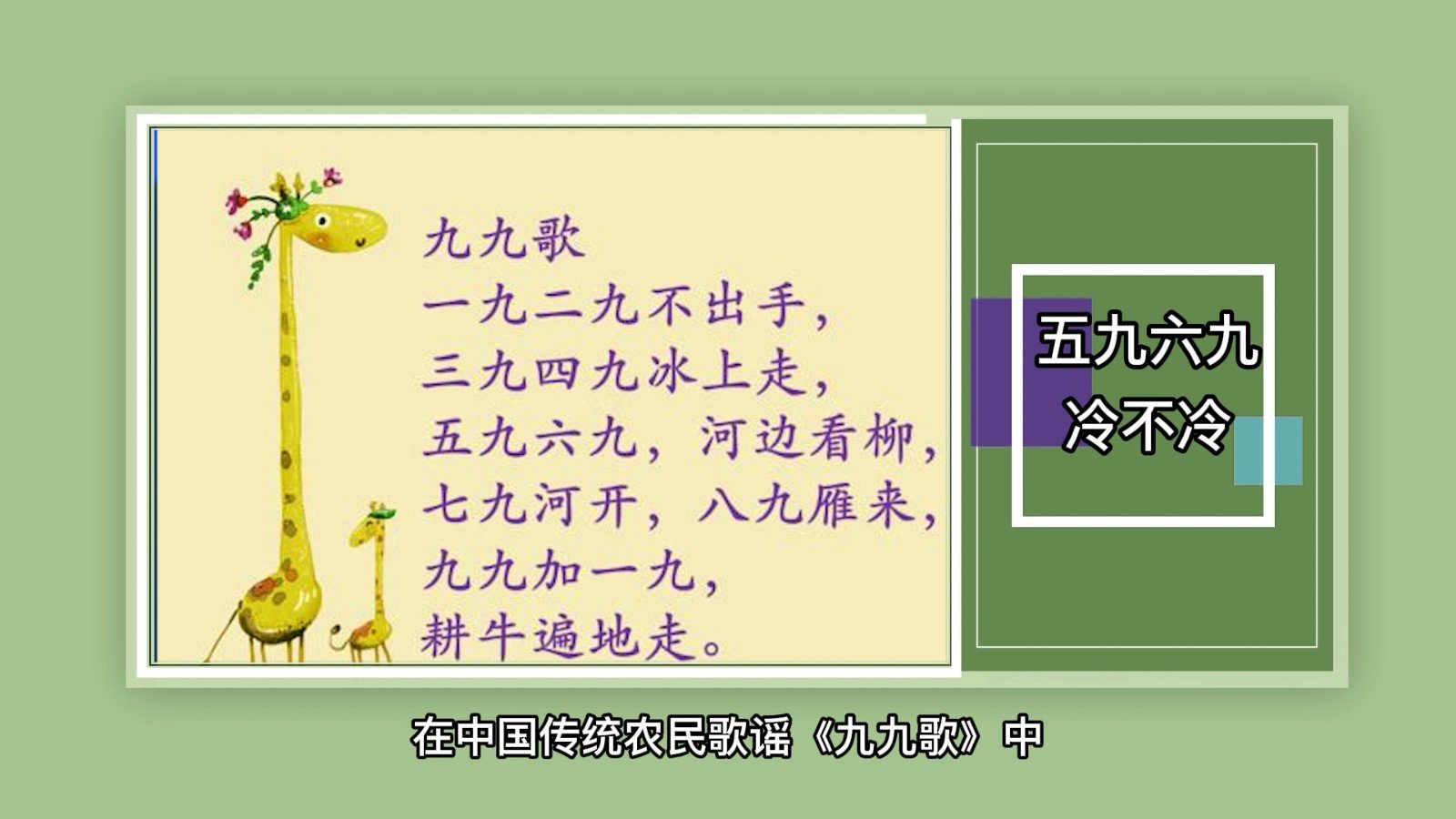 五九六九冷不冷？