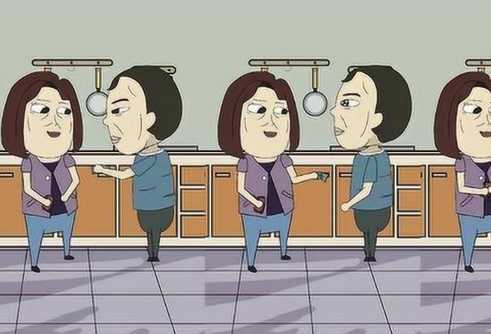 小品一家人小品画怎么画