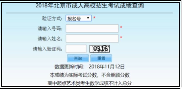 如何查询成人高考成绩？