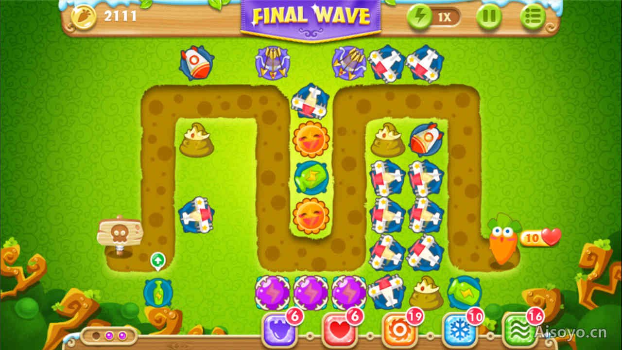 保卫萝卜2第30关怎么过