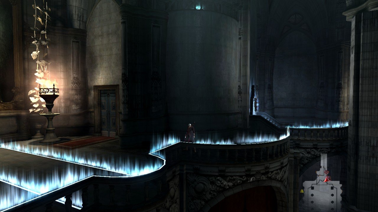 鬼泣4第三关怎么过？到教堂里面就不会走了