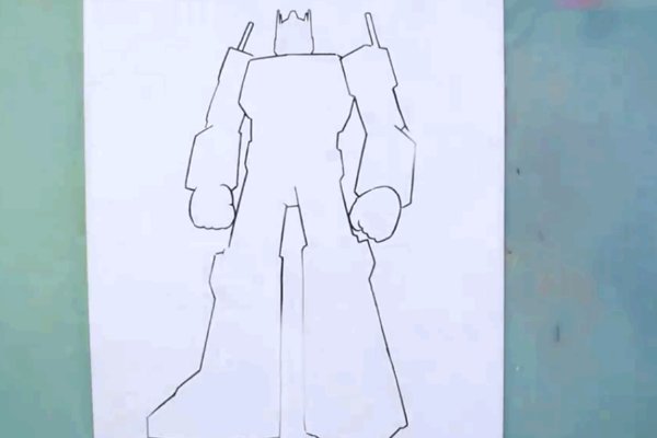 擎天柱怎么画帅气