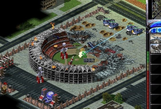 红警2里盟军的自由门户那一关怎么过啊?