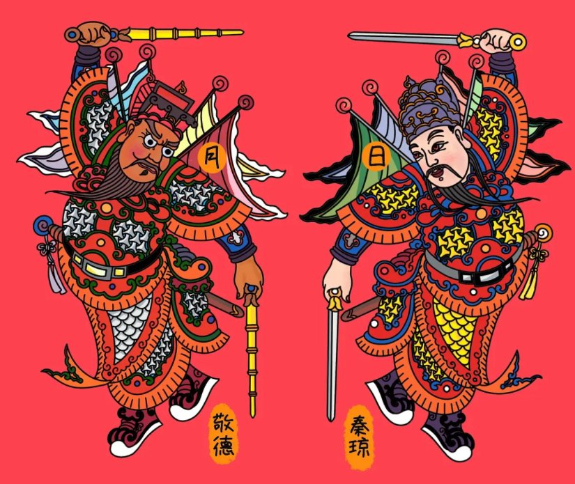 为什么秦琼和尉迟恭分左右？