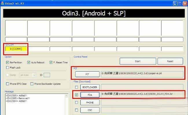 三星s5830i刷机成功后开不了机，屏幕一直停留在刚开机时的画面，而且进不了RECOVERY，求救