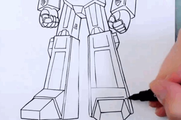 擎天柱怎么画帅气