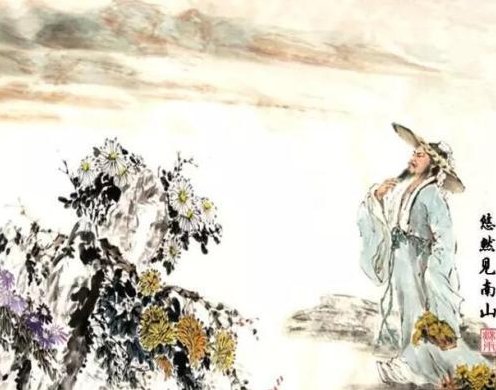 采菊东篱下悠然见南山什么意思古诗的翻译