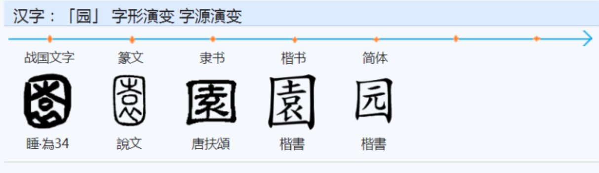 园的笔顺和部首