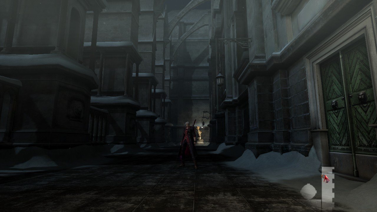 鬼泣4第三关怎么过？到教堂里面就不会走了