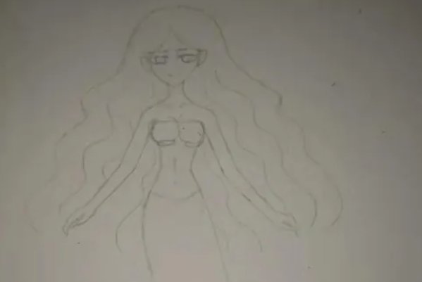 用颜料画美人鱼怎么画