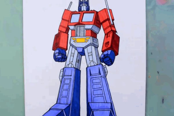 擎天柱怎么画帅气