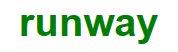 runway什么意思