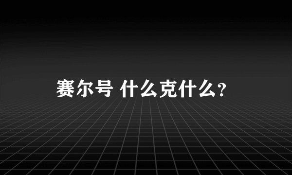 赛尔号 什么克什么？