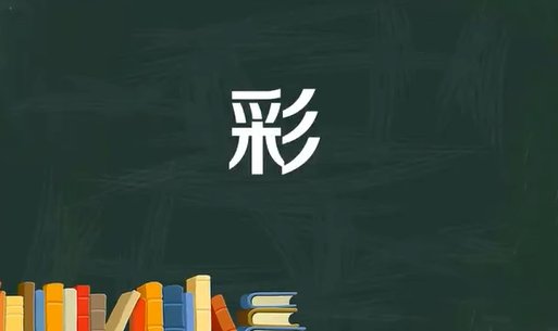 彩虹的彩怎么写