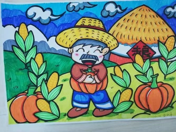 孩子画的画是什么意思?