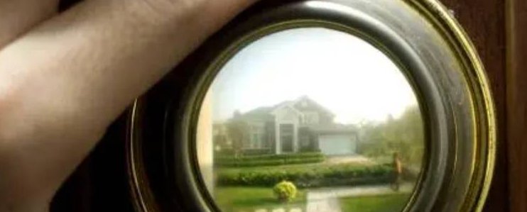 猫眼外面能看到里面吗