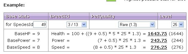 魔兽世界怎么知道小宠物是不是满攻、满血、满速的？