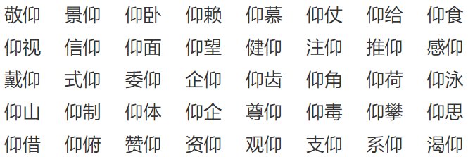 仰是多音字吗