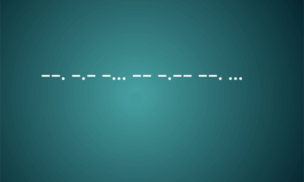 --. -.- -... -- -.-- --. --. .-.