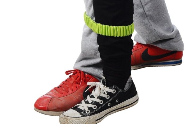 两人三足绑腿的正确方法图片