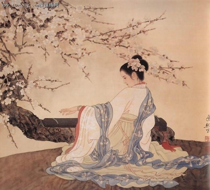 长发绾君心出自什么诗