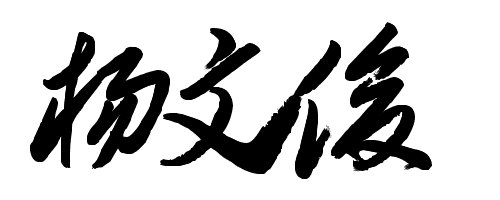 杨文俊有那些书法签名