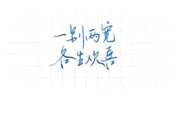 一别两宽，各生欢喜的全意是什么？