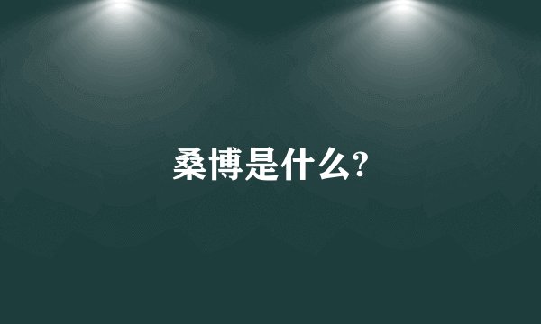 桑博是什么?