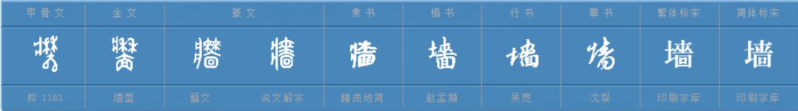 墙的笔顺怎么写