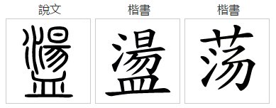 荡的笔顺是什么