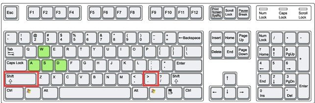 如何在电脑键盘上输入“小于号”？