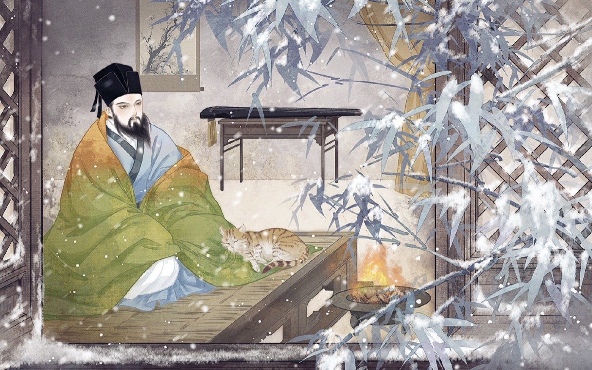 夜阑卧听风吹雨,铁马冰河入梦来的意思