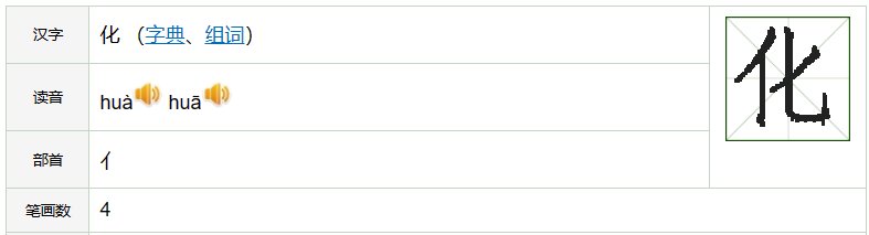 化的笔画顺序怎么写