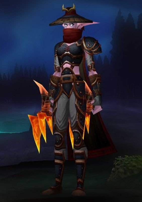 请强大的wower帮忙看一下这套幻化 每个部位的出处。