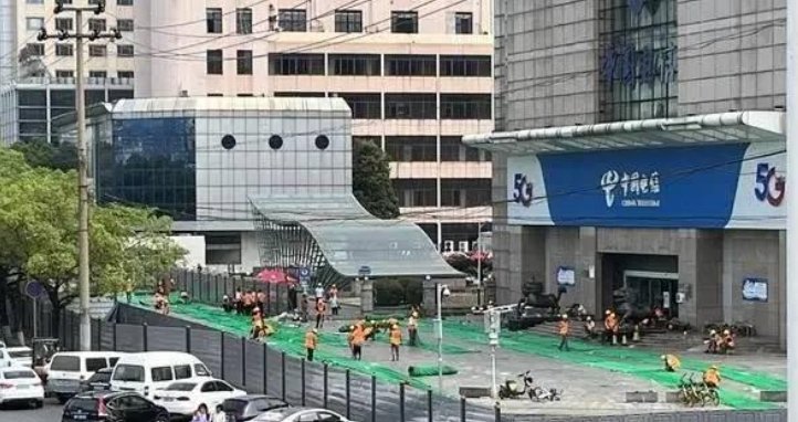 长沙电信大楼外立面已在维修，保险公司赔了多少钱？